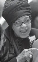  ??  ?? Winnie Madikizela-Mandela