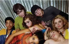  ?? ?? A young Dev Patel, far left, joined TV show Skins in 2007 Channel 4