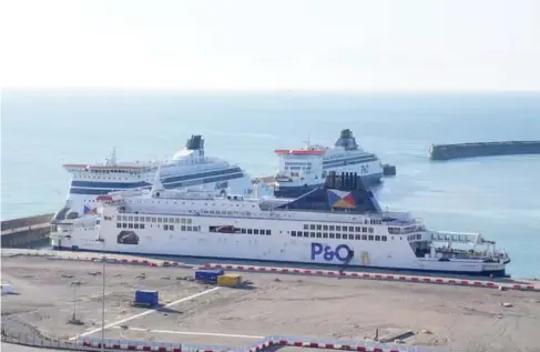  ?? (PA) ?? D over- Calais ferry passengers could be hit by the PCS action during the school break