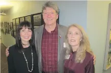  ??  ?? From left, United Way of Calgary and Area CEO Karen Young, board chair Bruce McFarlane and Connie Hamilton.