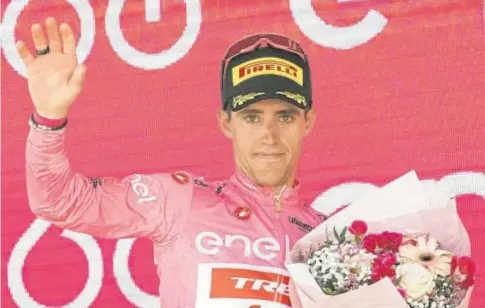  ?? // EFE ?? Juanpe López, un día más de rosa en el Giro de Italia