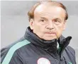  ??  ?? Gernot Rohr...Super Eagles Coach