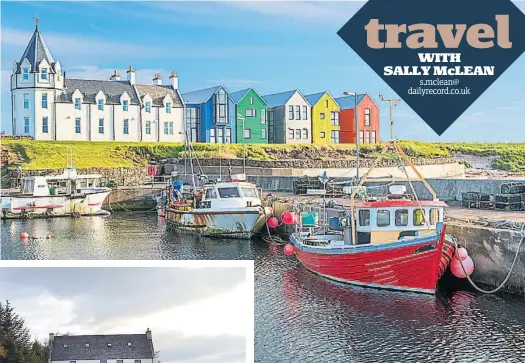  ?? S.mclean@ dailyrecor­d.co.uk ?? BRIGHT SIGHT Colourful buildings at John o’Groats
SPLENDID ISOLATION Dry Island