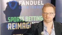  ?? JULIO CORTEZ/ASSOCIATED PRESS ?? Matt King, chief executive officer for FanDuel, and other company executives opted to pay off winning bets from the Denver-Oakland NFL that had wildly inflated odds.