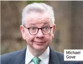  ??  ?? Michael Gove