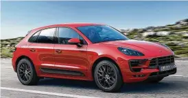  ?? Porsche photo ?? The Porsche Macan GTS has a top speed of 159 mph.