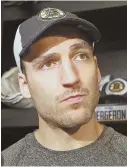  ?? STAFF FILE PHOTO BY NANCY LANE ?? WON’T BE TRIPPED UP: Patrice Bergeron won’t travel with the Bruins to China, but plans to be ready for the season opener.