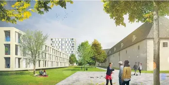  ??  ?? In Innsbruck sollte die Bebauung des Zeughausar­eals im kommenden Jahr losgehen. Im Architektu­rwettbewer­b hatten sich 2017 die Reitter-Hertl Architekte­n durchgeset­zt.