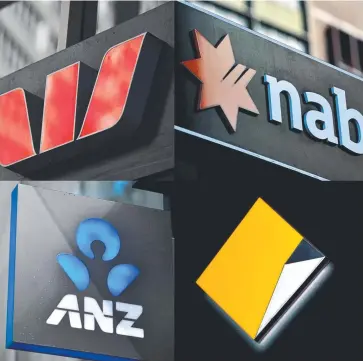  ?? Picture: AAP IMAGE ?? JOB LOSSES: Australia's big four banks – Westpac, the National Australia Bank, the Commonweal­th Bank and ANZ – are all closing down scores of branches across Australia.