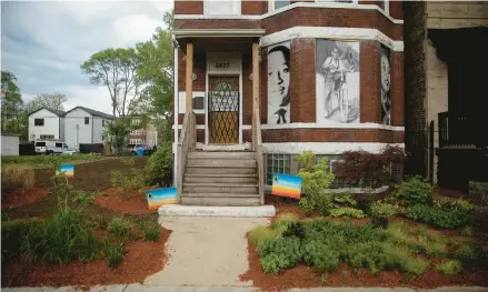  ?? ERIN HOOLEY/CHICAGO TRIBUNE 2022 ?? The Emmett Till and Mamie Till-Mobley home on Chicago’s South Side.