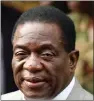  ??  ?? Emmerson Mnangagwa