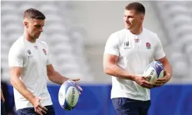  ?? Photograph: Mike Egerton/PA ?? George Ford is set to lose his place in the England team with Owen Farrell poised to be selected at fly-half to face Fiji in their quarter-final.