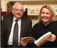  ??  ?? Billy Kenny with his daughter Deirdre Foran