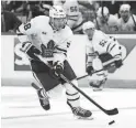  ?? NATHAN RAY SEEBECK/USA TODAY SPORTS ?? Maple Leafs left wing Michael Bunting controls the puck against the Lightning on Saturday in Game 6 of a first-round playoff series in Tampa, Fla. Toronto faces the Panthers in the second round.