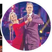  ?? ?? Dancer Nadiya Bychkova and BBC presenter Dan Walker last night