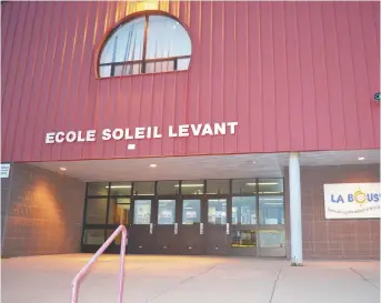  ??  ?? L’école Soleil-Levant a perdu près de la moitié de sa population étudiante en 25 ans. - Archives