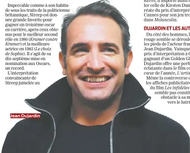  ??  ?? Jean Dujardin