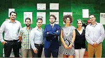  ?? ?? El equipo de Métrica6, la ‘spin off’ de la Universida­d de Málaga que ha lanzado Waisense.