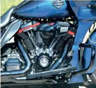  ??  ?? Motor é o melhor V2 já entregue pela Harley: belo torque