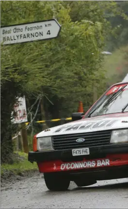  ?? Pic: ?? Patrick Corcoran and Leigh Cavanagh 36th Overall and 6th in Class. James B