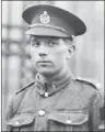  ?? CP PHOTO ?? Cpl. Colin Fraser Barron VC is shown in this undated handout photo.