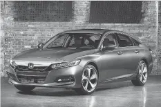  ?? HONDA ?? The new Honda Accord will offer an improved hybrid system.