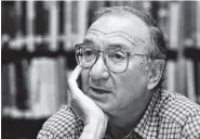  ?? AP FILE PHOTO BY GARY STUART ?? American playwright Neil Simon answers questions during a 1994 interview in Seattle, Wash.