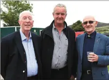  ?? Fr Paddy Cannon, Tim Lucey and Fr John Ahern at the O’Sullivan Gathering. Photo by Michelle Cooper Galvin. ??