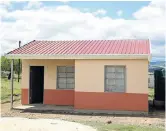  ??  ?? A Reconstruc­tion &amp; Developmen­t Programme home built in the Kwansele area, about 15km from the Osuthu palace.
