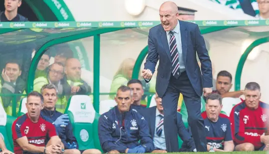  ??  ?? Mark Warburton wants his team to play on the front foot against Celtic, with plenty of self-belief