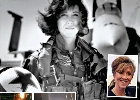  ??  ?? Warrior: Tammie Jo Shults flew fighters for the US Navy before joining Southwest