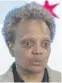  ??  ?? Mayor Lori Lightfoot