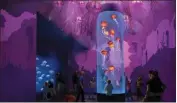  ?? COURTESY OF SEAWORLD SAN DIEGO ?? A rendering envisions “Jewels of the Sea: The Jellyfish Experience” exhibit at SeaWorld San Diego.