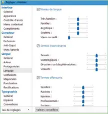  ??  ?? Les options du logiciel sont très nombreuses et méritent toute votre attention pour le configurer selon vos attentes et vos besoins. Ne pas hésiter à y revenir pour affiner certains réglages.