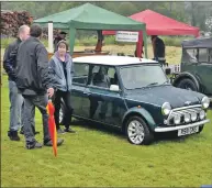  ??  ?? A traditiona­l Mini proved popular.