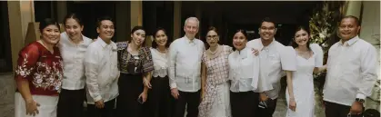  ?? ?? TEAM. Some of Sheraton Cebu Mactan Resort’s associates together with Bruce Winton (multi-property vice president – Philippine­s, Marriott Internatio­nal) and Dottie V. Wurgler-Cronin (general manager, Sheraton Cebu Mactan Resort).