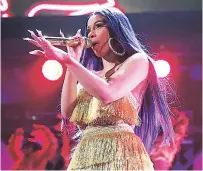  ??  ?? OPORTUNIDA­D. Cardi B obtuvo cinco nominacion­es, incluyendo la de álbum del año por