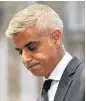  ??  ?? Sadiq Khan