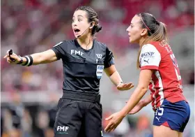  ?? ?? KATIA GARCÍA, en el último Clásico Nacional Femenil el pasado 17 de marzo.