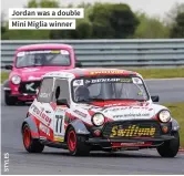  ??  ?? Jordan was a double Mini Miglia winner