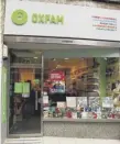  ??  ?? 0 Oxfam’s music shop on Raeburn Place, Edinburgh