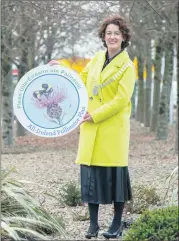  ?? (Pic: Brian Lougheed) ?? Cork County Council has officially signed up to the All-Ireland Pollinator Plan this week. Pictured is the County Cork Mayor, Cllr. Gillian Coughlan supporting the Pollinator Plan.