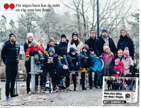  ?? FOTO: MIKAEL ANDERSSON ?? Barnen i Väsjön har placerats på Rösjöskola­n, helt mot de önskemål de angav i skolvalet.