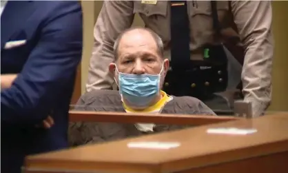  ?? AP ?? Harvey Weinstein, the 69-year-old convicted rapist and disgraced movie mogul, appears in court in Los Angeles on Wednesday. Photograph: