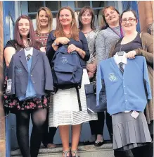  ?? ?? Class act From left —Jamie Lee Dickson, Cheryl Tumath, Angela Mullen, Claire MacGregor-Duncan, Lynne Gilday and Lesleyann Harris launching the Back to School Bank Paisley last year