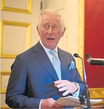  ?? ?? ROYAL DUTY: The Prince of Wales will read the Queen’s Speech for the first time.