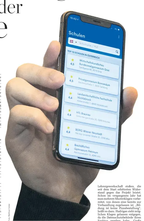  ??  ?? Selten hat eine Handy-App für derart viel Aufregung und erzürnte Lehrer gesorgt.