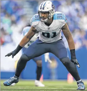  ?? Ap pHoto ?? Outside linebacker Derrick Thomas and the rest of the Tennessee Titans have a big task on their hands if they hope to beat the defending Super Bowl champs New England Patriots in one of today’s AFC playoff games.