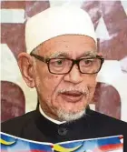  ??  ?? Abdul Hadi: He is banking on youths in the state to lend the Islamist party their support.