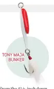  ??  ?? TONY MAJA BUNKER